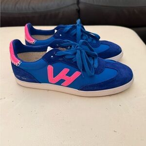 American Vintage Vibrant Blue and Pink Sneakers